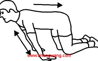 肩部拉伸方法的图解 肩部拉伸方法的图解